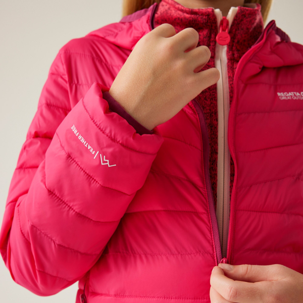 Regatta Childrens/Kids Hillpack III Hooded Jacket - Pop