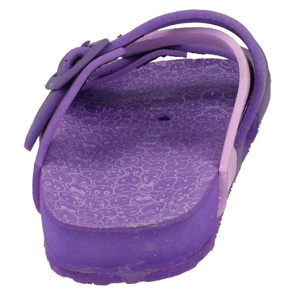Spot On Girls Samoa Flat Buckle Mule Sandal