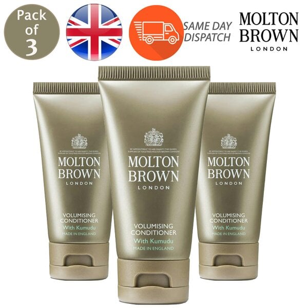 Molton Brown Volumising Conditioner with Kumudu 50ml – Pack of 1, 2 or 3 - 3 Bottles