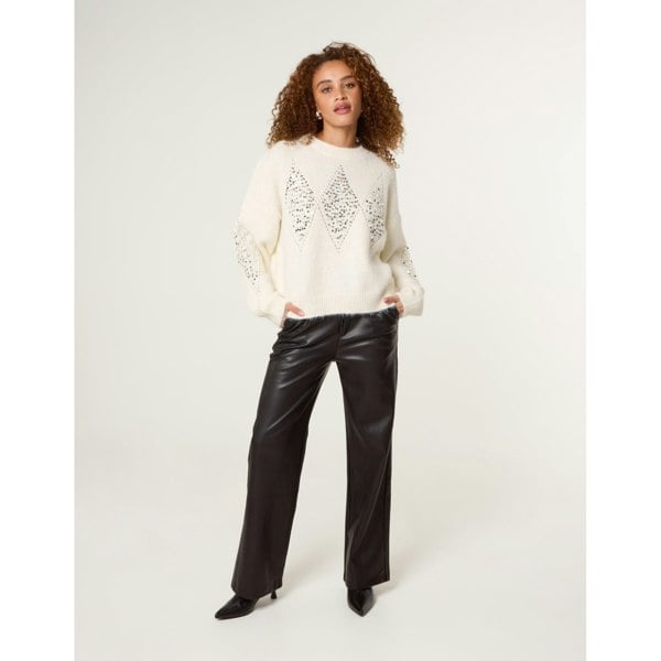 Blue Vanilla Diamond Sequin Jumper