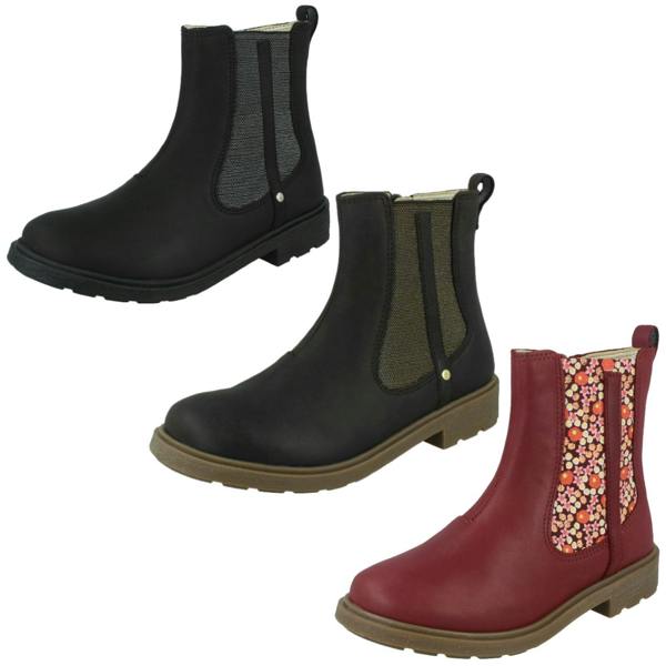 Clarks Girls Clarks Casual Ankle Boots Astrol Orin