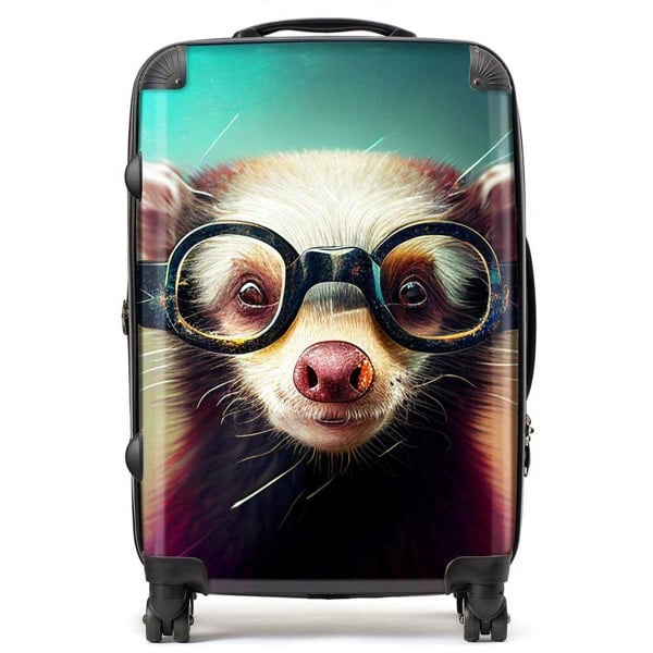 Warren Reed Ferret Splashart Suitcase