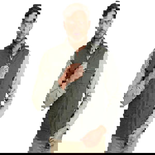 Mountain Warehouse Mens Trek II Gilet - Green - 