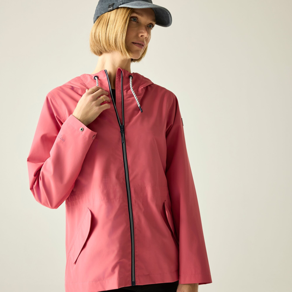 Regatta Womens Bayletta Grid Distress Waterproof Jacket - Slate Rose