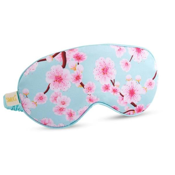 SMUG Satin Sleep Mask - Cherry Blossom Print