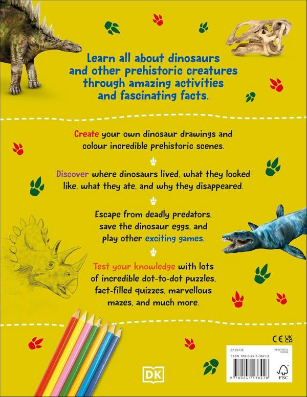 The Fact-Packed Activity Book: Dinosaurs by DK