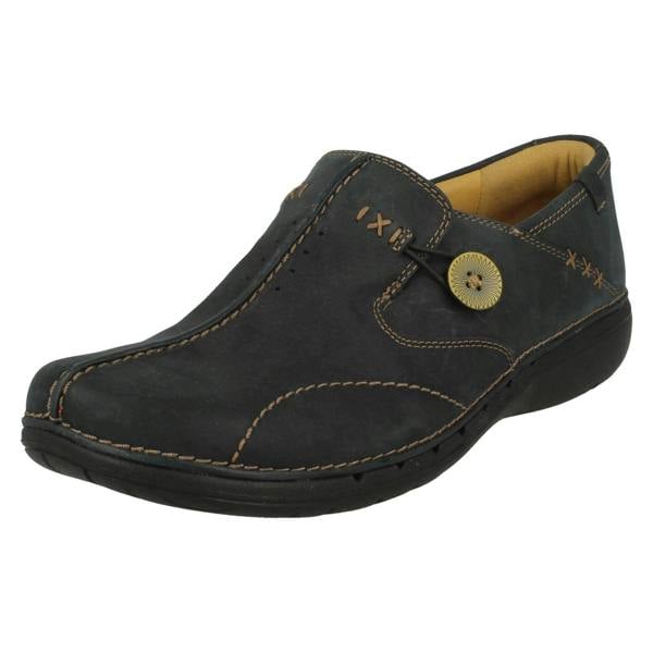Clarks Ladies Clarks Un Structured Slip On Shoes Un Loop