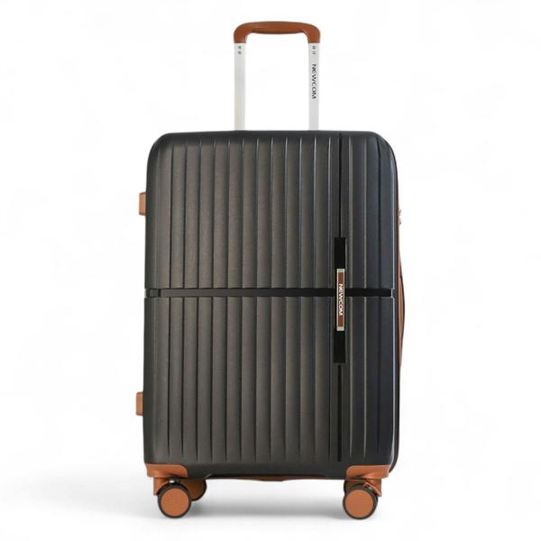 Infinity Luggage Strong Hard Shell Suitcase Set 8 Wheel Cabin Luggage Holiday Travel Case