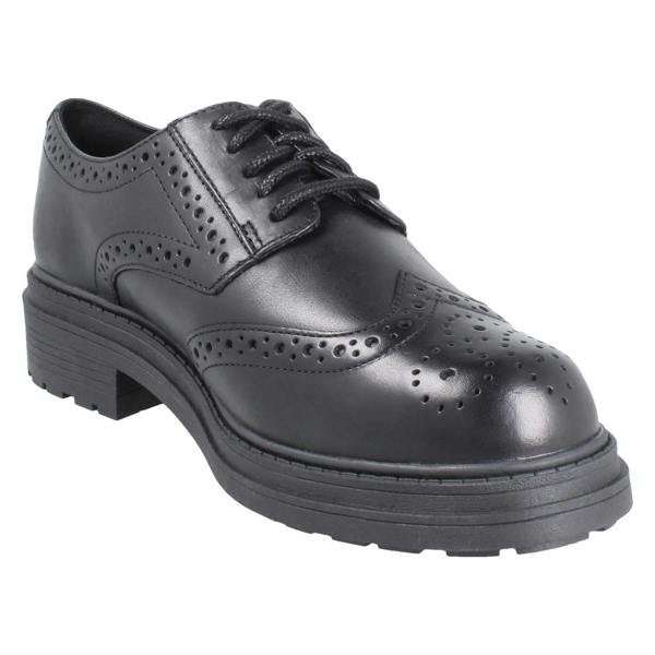 Clarks Ladies Clarks Chunky Sole Brogue Lace Up Shoes Orinoco3 Derby