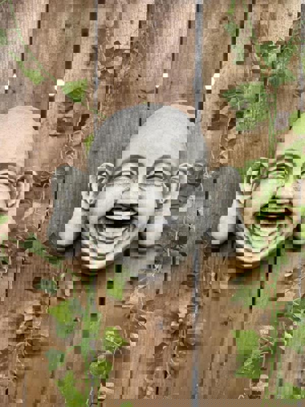 Cheerful Large Buddha Plaque