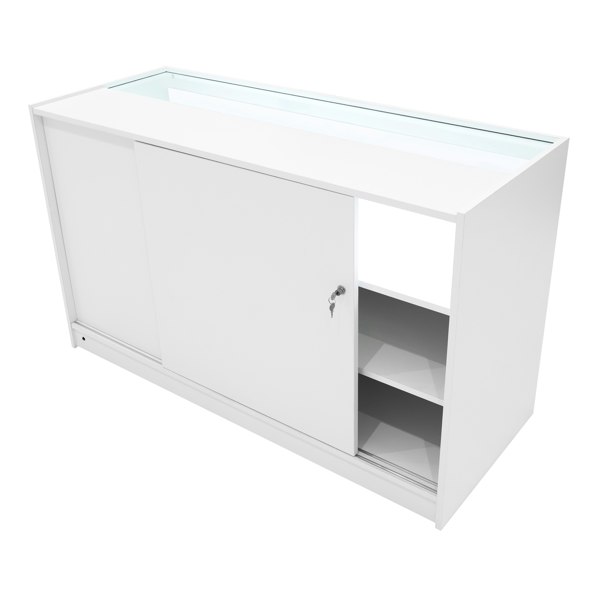 Monstershop Sagittarius LED Shop Counter Set LM60, TB60 & 2 x B1500 - White