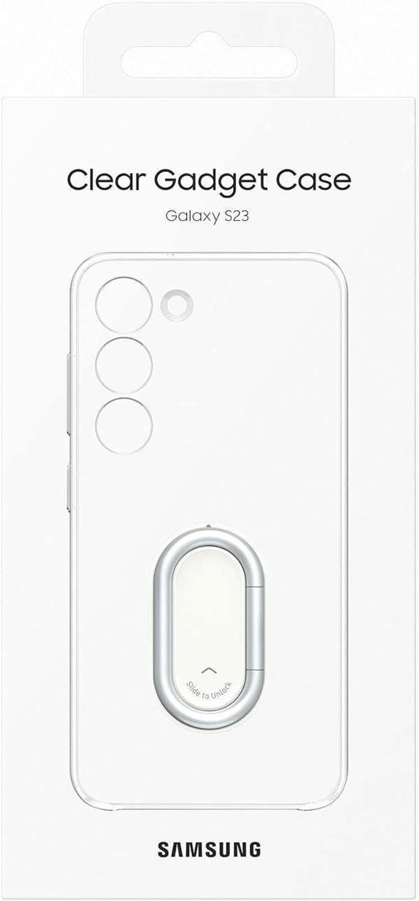 Samsung Galaxy S23 Clear Gadget Case Transparent - EF-XS911CTEGWW