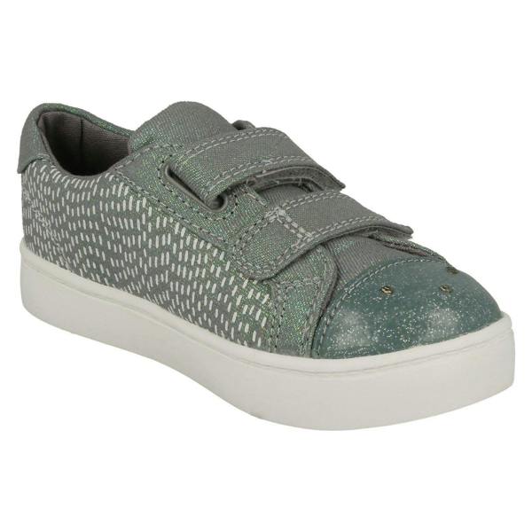 Clarks Girls Clarks Casual Canvas Shoes Pattie Lola