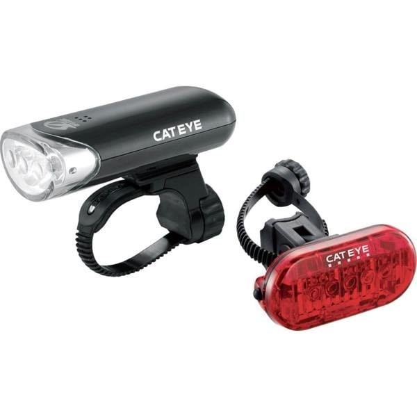 CatEye EL-135 Omni 5 Piece Bike Light Set 30 Lumen Front Rear AAA Battery