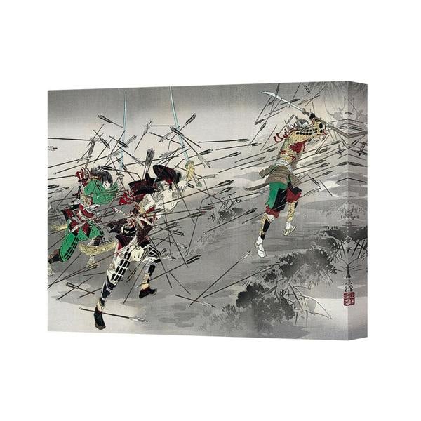 Benjamin Tate Design Japanese Samurai Battle Scene Canvas Art Print 4089 Wall Decor