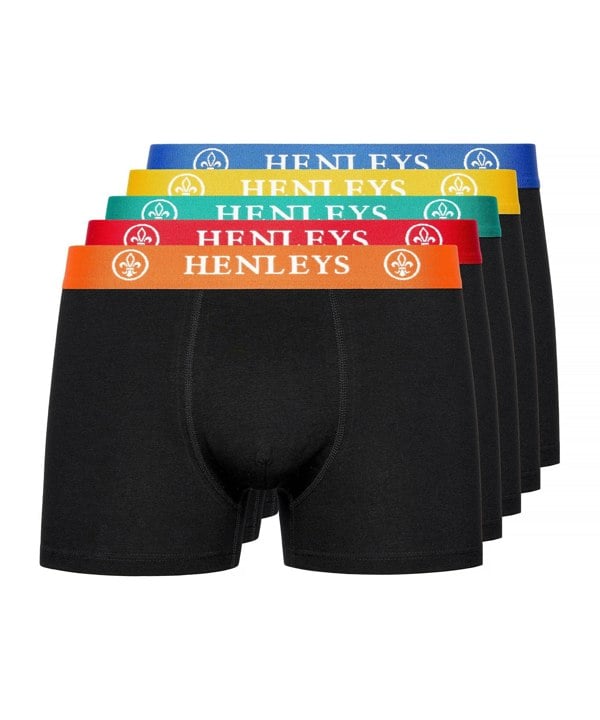 Henleys Primas Boxers 5pk Assorted