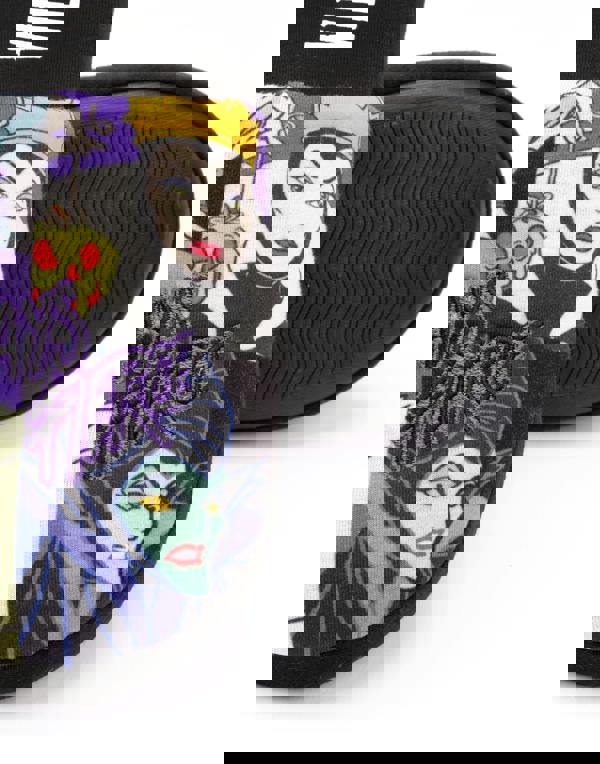 Disney Womens Black Disney Villains Mule Slippers