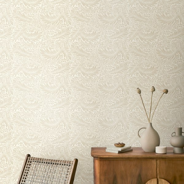 Hoopla Walls Leaf Vine - Natural 10m Wallpaper