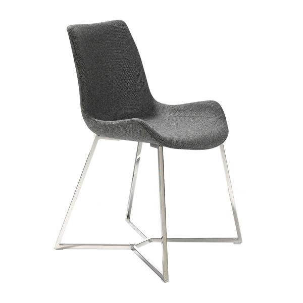Angel Cerdá Dark Grey Fabric Chair 4009