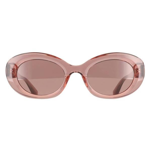 Longchamp Sunglasses LO756S 610 Transparent Rose Solid Antique Rose