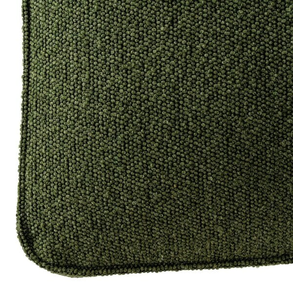 Wyld Haus Modena Modern Green Upholstered Bar Stool with Wooden Legs