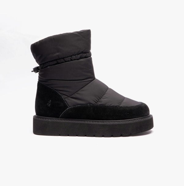 Hush Puppies HUSH PUFFIES Classic Womens Slippers Black