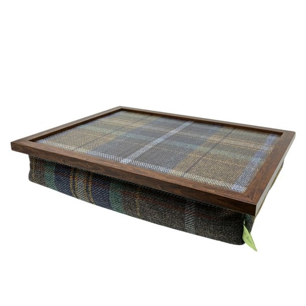 Luxury Bedlington Tweed Lap Tray With Bean Bag