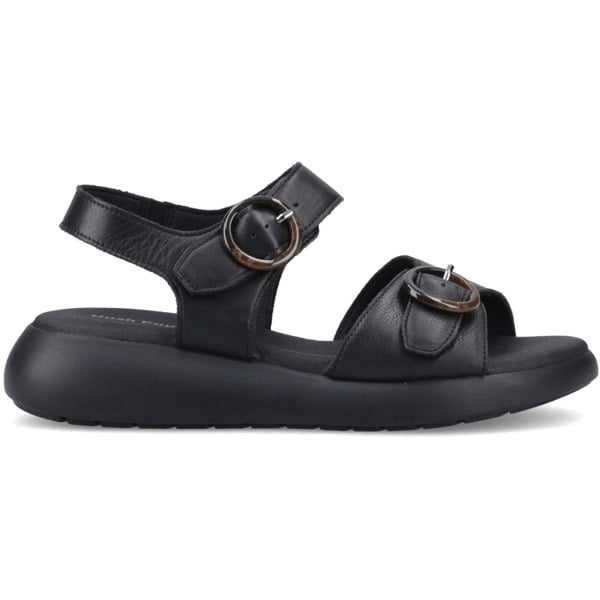 Hush Puppies Alison Leather Women's Black Sandals