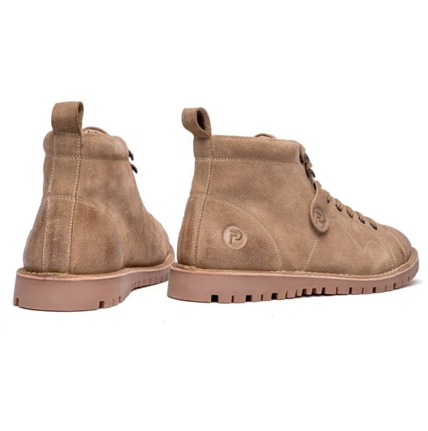 Popps 1961 MOD Mens Suede Boots Sand