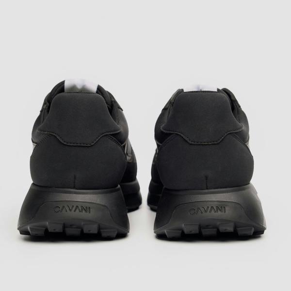 House Of Cavani Albany - Men's Black Breathable Mesh Casual Sneakers