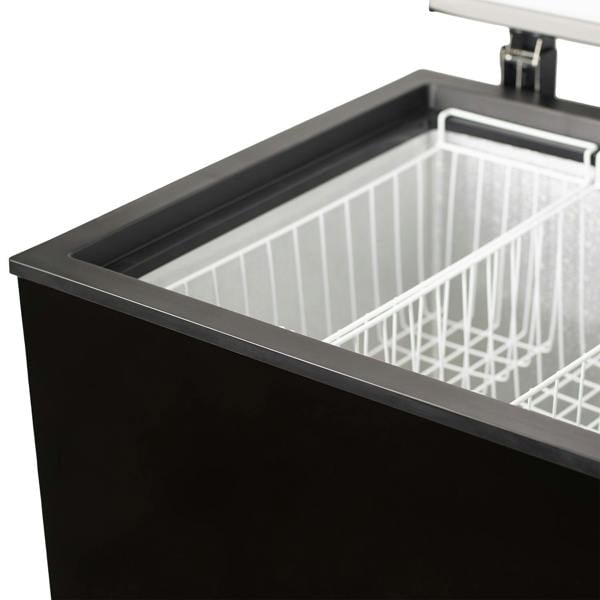Willow 380L Chest Freezer W380CFB - Black