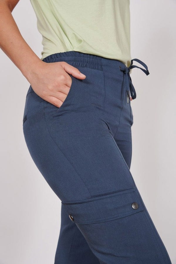 Jeetly.comCharlotte Navy Formal Tailored JoggersTrousers