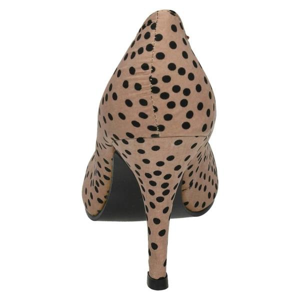Anne Michelle Ladies Anne Michelle Polka Dot Court Shoes