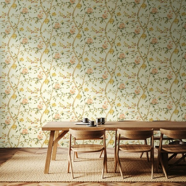 Hoopla Walls Bird Song - Autumn 10m Wallpaper