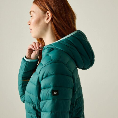 Regatta Womens Marizion Hooded Padded Jacket - Mediterranea