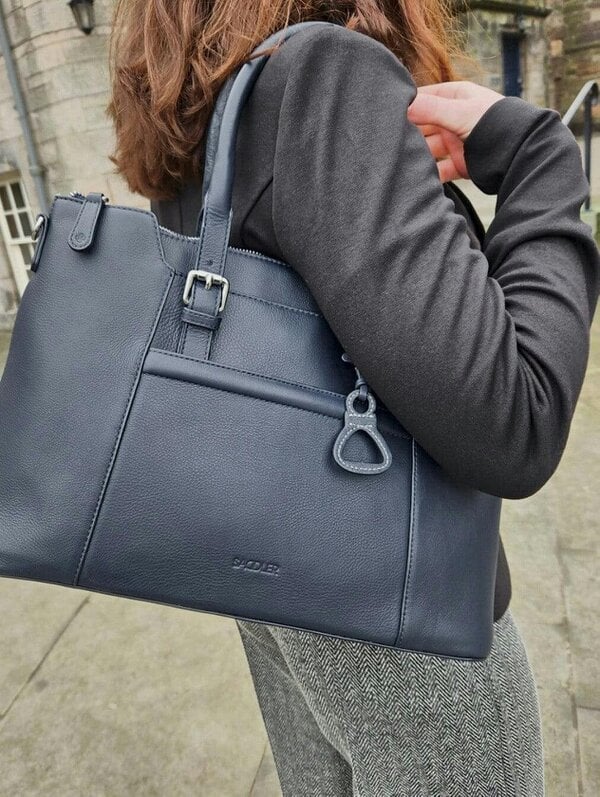 SADDLER Elizabeth Leather Workbag  - Handmade by Saddler - Practical, Spacious & Elegant Design