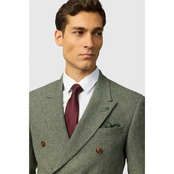 Antique Rogue Burgundy Ellipse Geo Tie