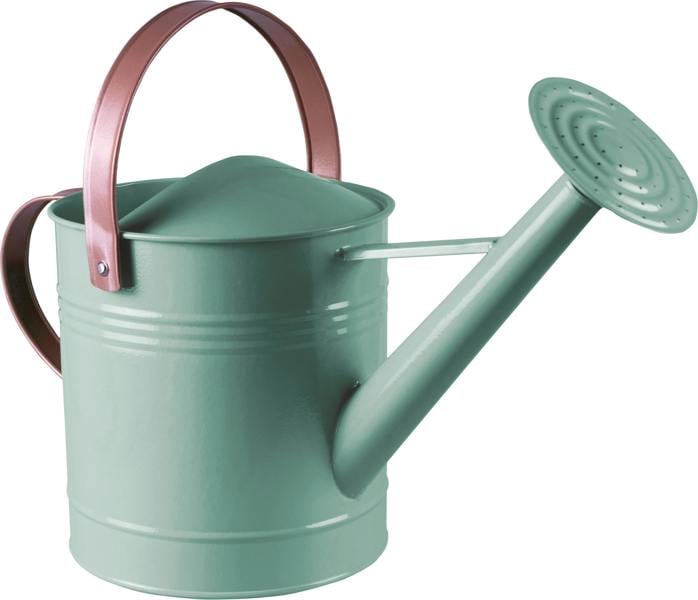 St Helens Metal Watering Can with Sprinkler Nozzle and 4.5 Litre Capacity Blue