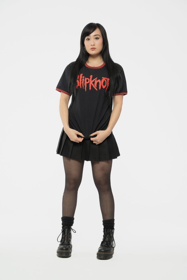 Slipknot Band Logo Ringer T Shirt