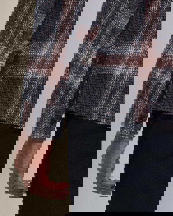 Larsson & Co Skagen - Multi Check Jersey Casual Overshirt