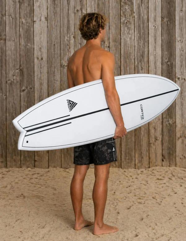 Cortez Prism Cubin Surfboard White 6'9"
