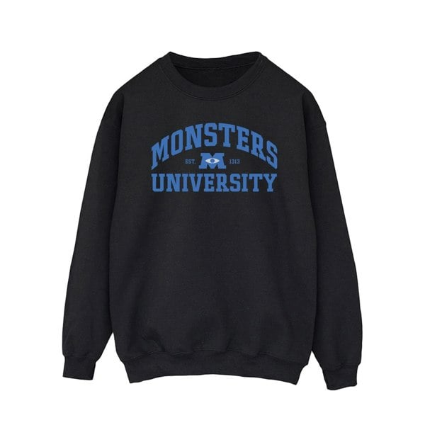 Disney Mens Monsters University Logo Sweatshirt - Black