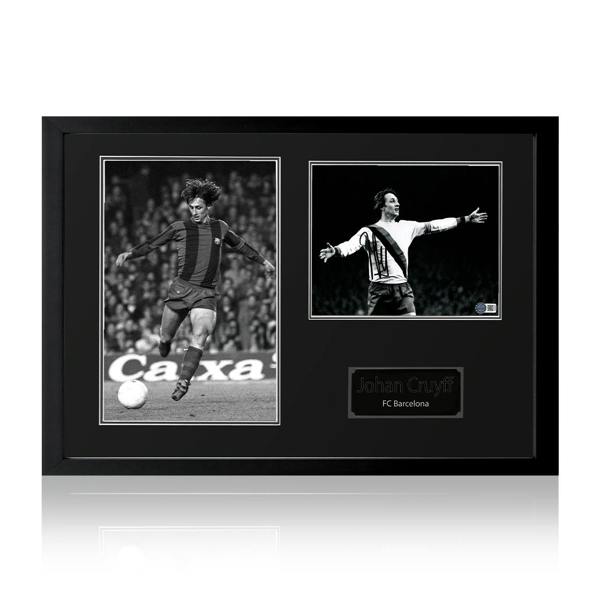Johan Cruyff Signed Barcelona Iconic Frame