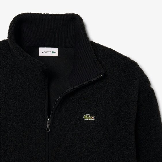 Lacoste BH8672 High Neck Sherpa Jacket