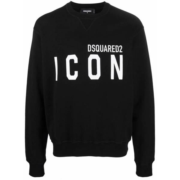 DSquared2 Unisex Adult Cool Icon Logo Sweatshirt - Black - 