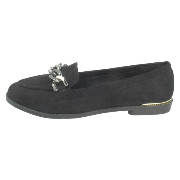 Spot On Ladies Spot On Smart Slip On Loafers F80545