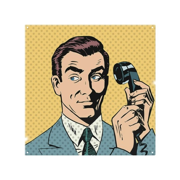Benjamin Tate Design phone style pop art retro Designer Splash Back
