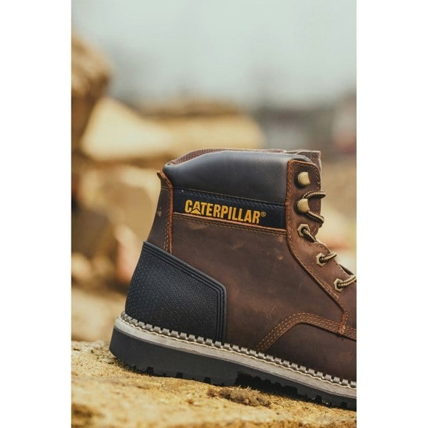 Caterpillar Powerplant S3 Safety Mens Boots - Brown