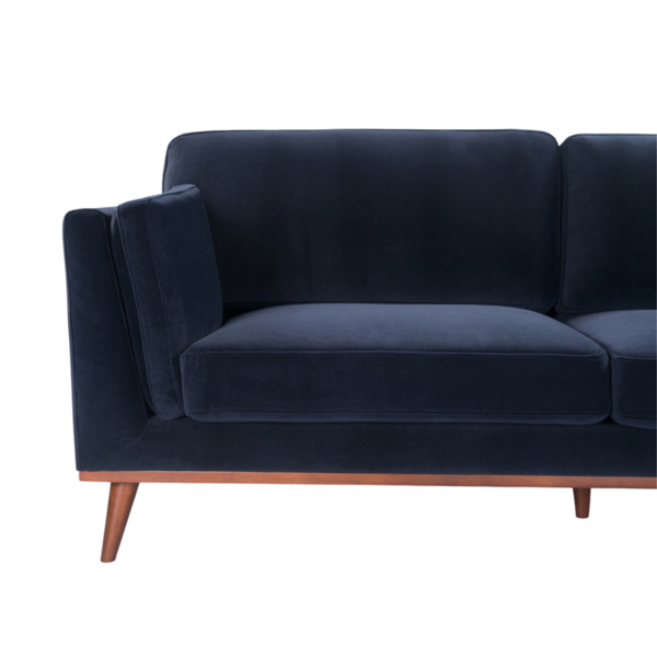 Mickey 3 Seat Sofa - Midnight Blue