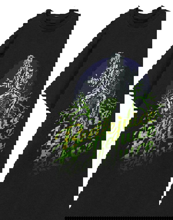 Beetlejuice Unisex Black Logo Fade Short Sleeved T-Shirt